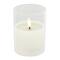 4" LED Glass Wax Flickering Candle by Ashland®